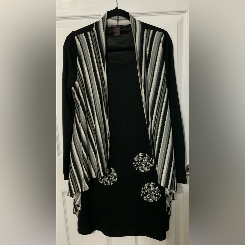 Alison Sheri Cocktail Length Knit Dress
